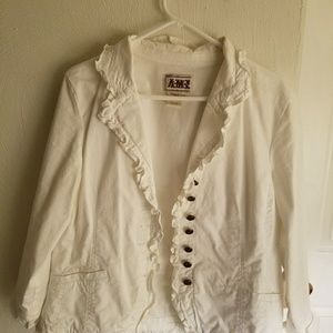 💟 30% off 3 items White casual jacket